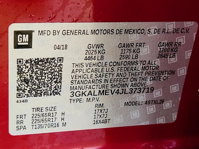 2018 GMC TERRAIN SLE 13