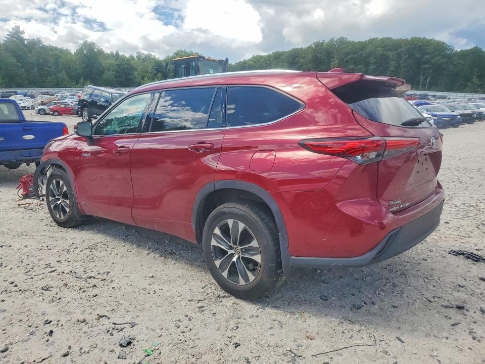 2021 TOYOTA HIGHLANDER HYBRID XLE 2