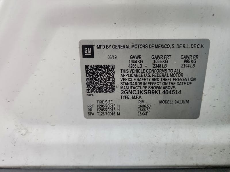 2019 CHEVROLET TRAX LS 13