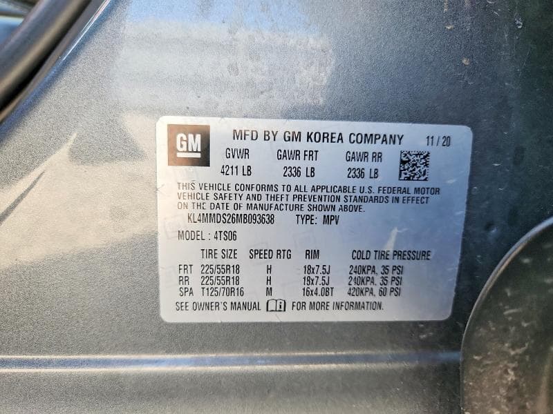 2021 BUICK ENCORE GX SELECT 12