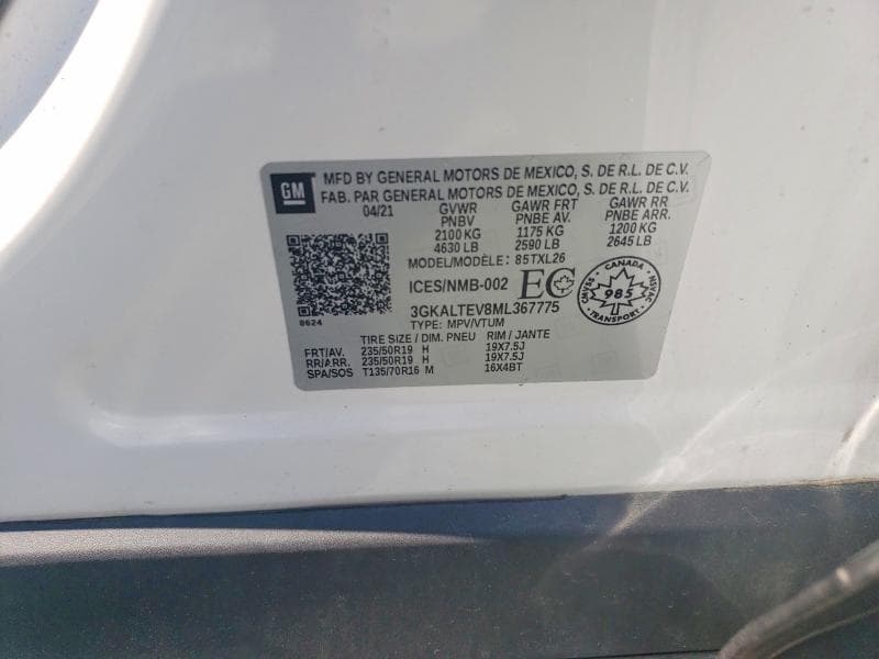 2021 GMC TERRAIN SLE 13