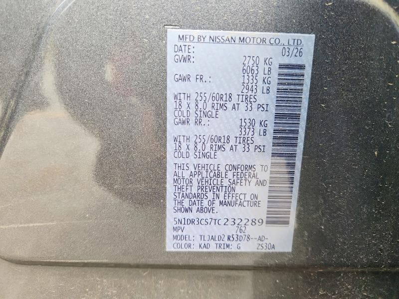 2026 NISSAN PATHFINDER SL 13