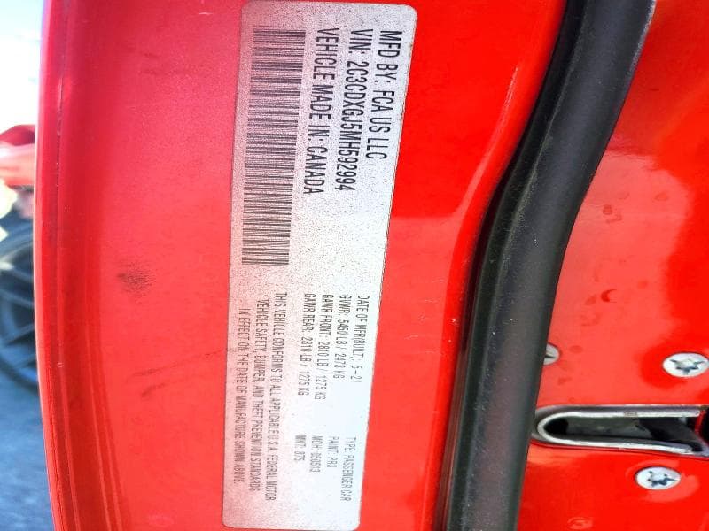 2021 DODGE CHARGER SCAT PACK 12
