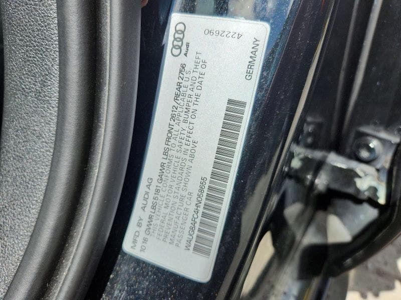 2017 AUDI A6 PREMIUM PLUS 12