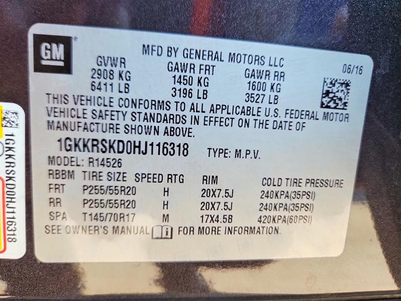 2017 GMC ACADIA LIMITED SLT-2 14