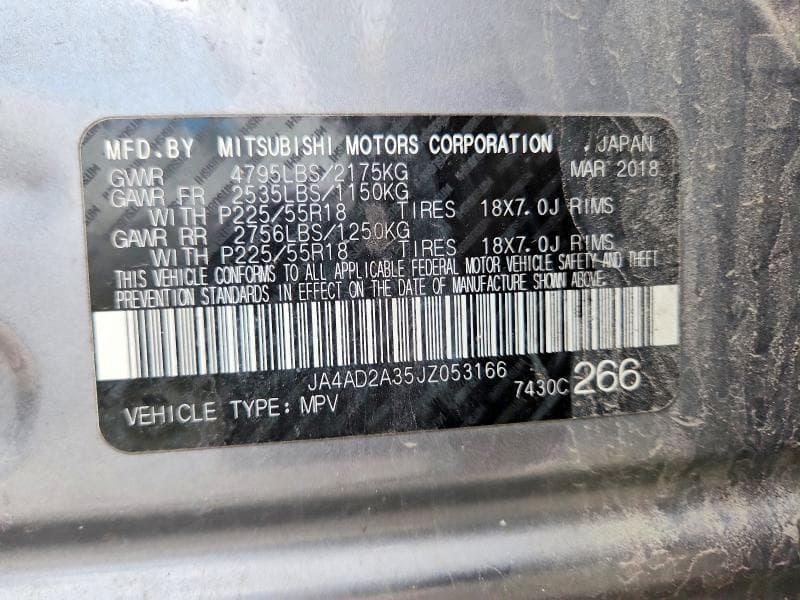 2018 MITSUBISHI OUTLANDER ES 13