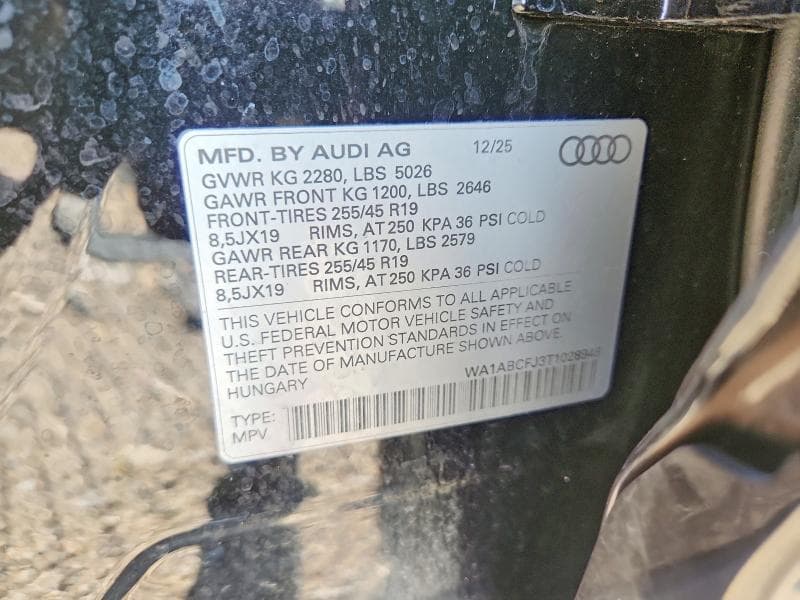2026 AUDI Q3 S-LINE 13