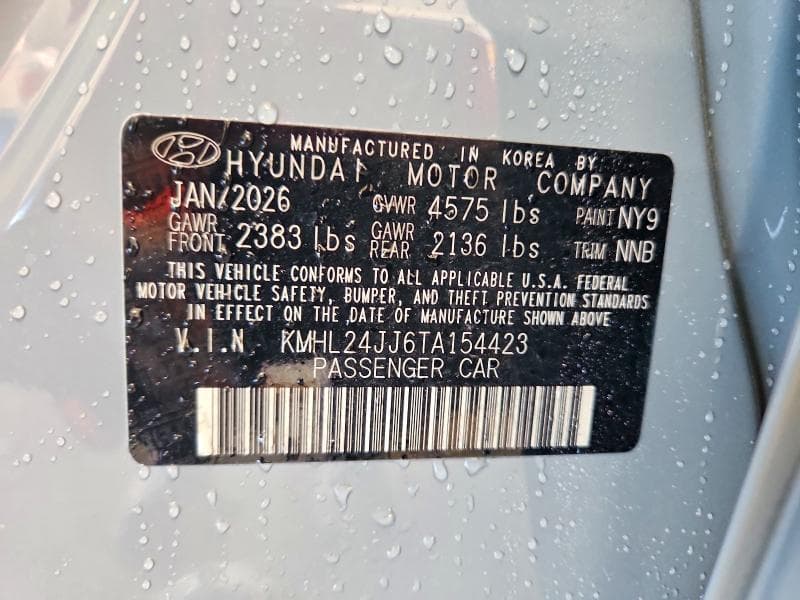 2026 HYUNDAI SONATA HYBRID BLUE 12