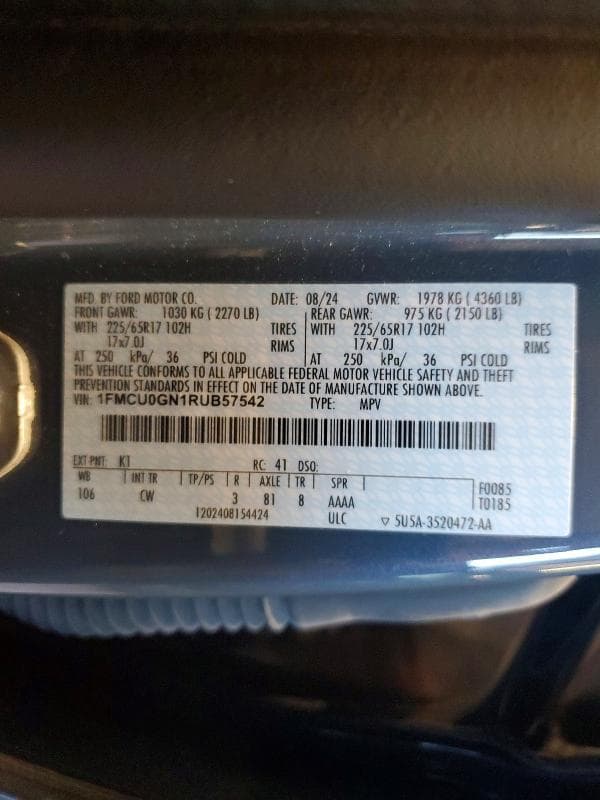 2024 FORD ESCAPE ACTIVE 13