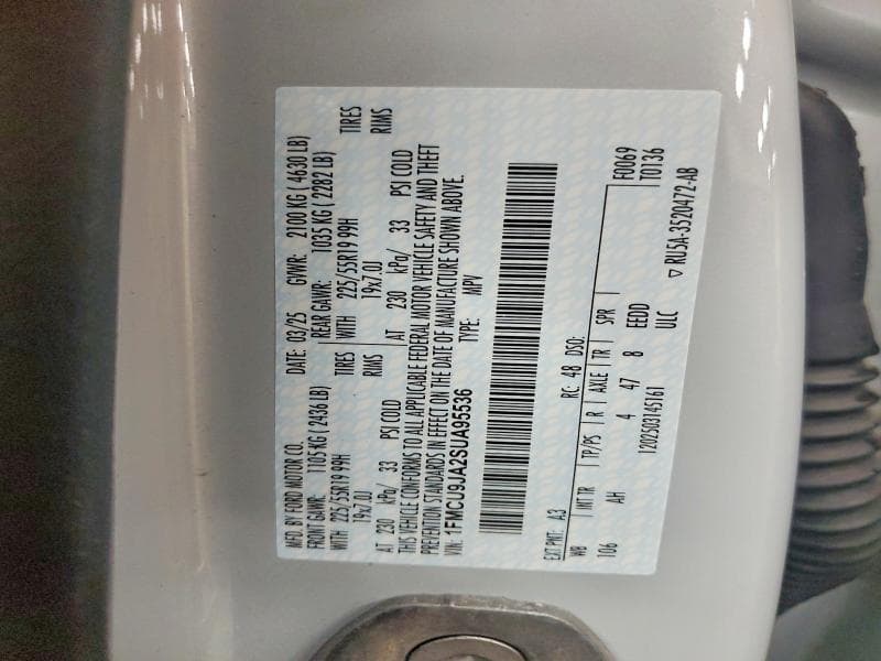 2025 FORD ESCAPE PLATINUM 14