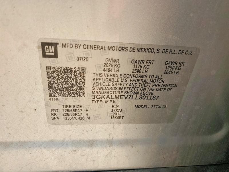 2020 GMC TERRAIN SLE 13