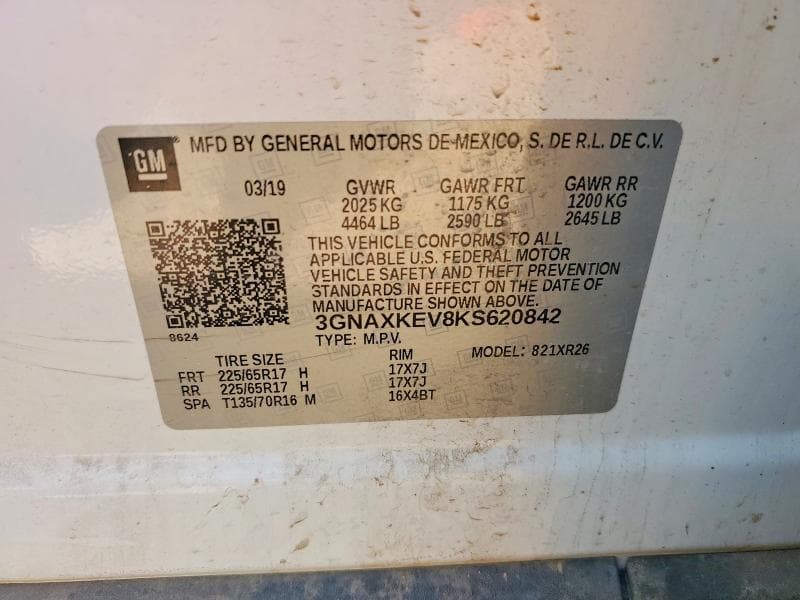 2019 CHEVROLET EQUINOX LT 13