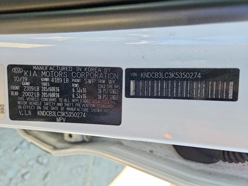 2019 KIA NIRO LX 13