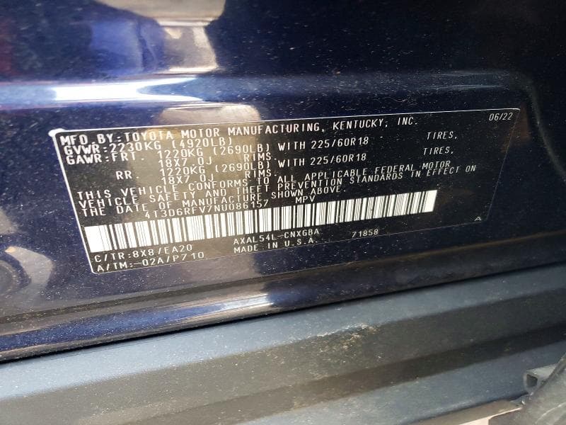 2022 TOYOTA RAV4 LIMITED 13