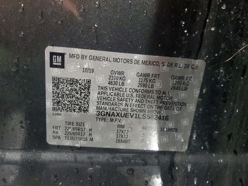 2020 CHEVROLET EQUINOX LT 12