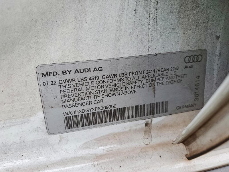 2023 AUDI S3 PREMIUM PLUS 12