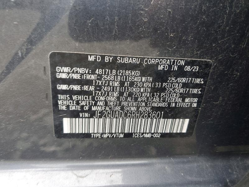2024 SUBARU CROSSTREK PREMIUM 12