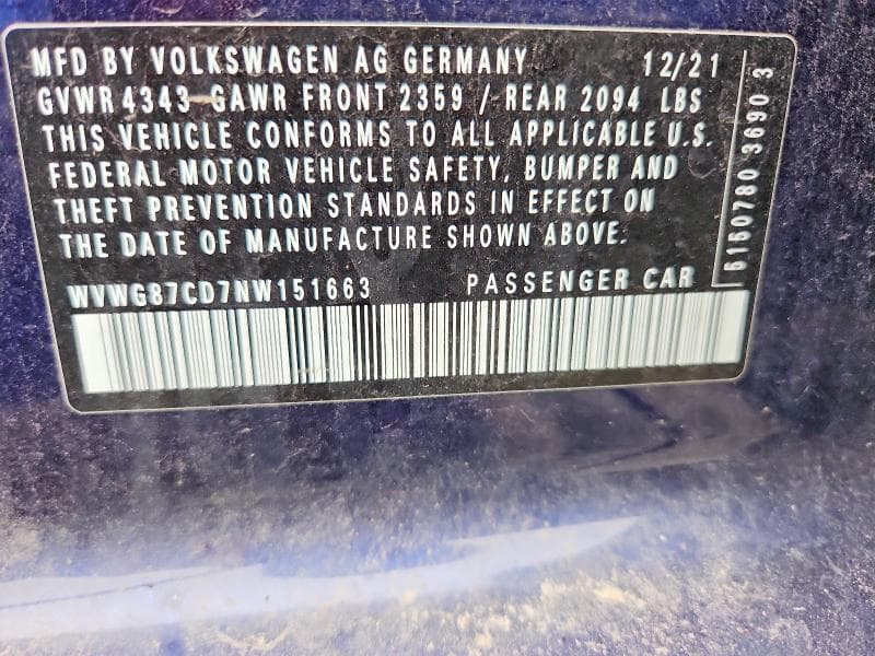 2022 VOLKSWAGEN GTI S 13