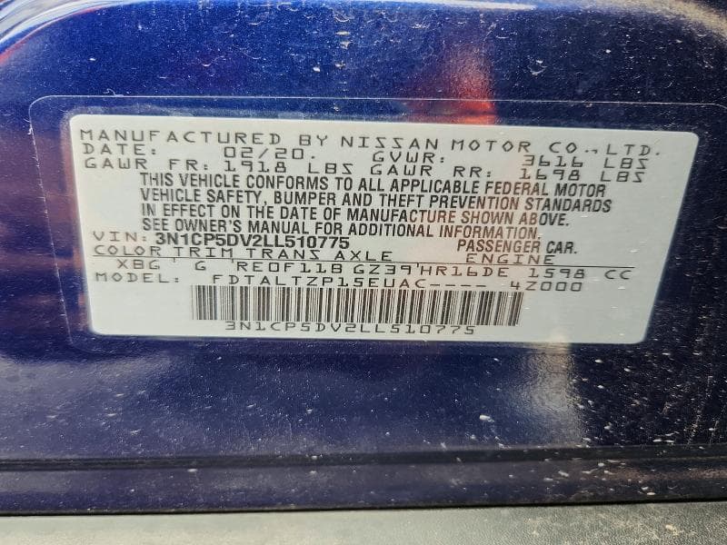 2020 NISSAN KICKS SR 13