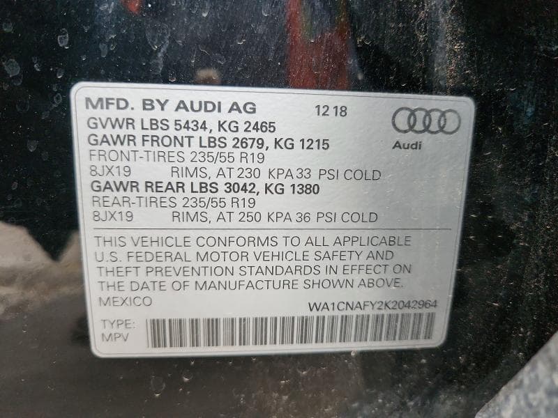 2019 AUDI Q5 PRESTIGE 13