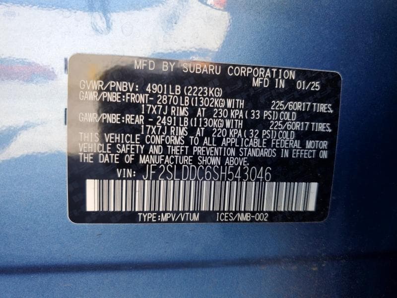 2025 SUBARU FORESTER PREMIUM 14