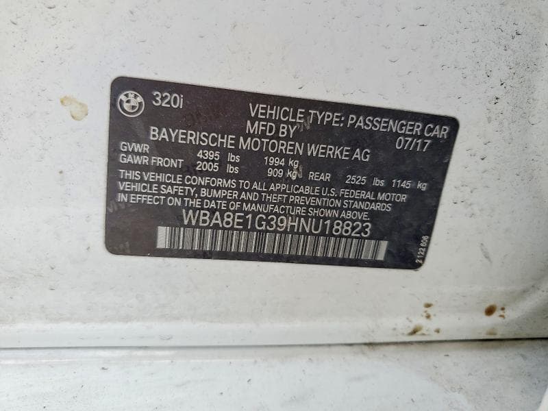 2017 BMW 320 I 12