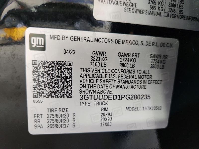 2023 GMC SIERRA K1500 SLT 12