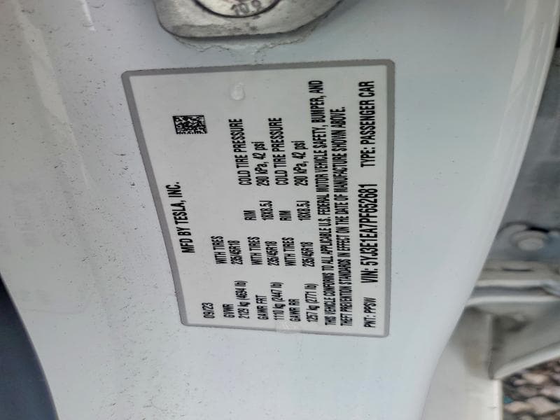 2023 TESLA MODEL 3 12
