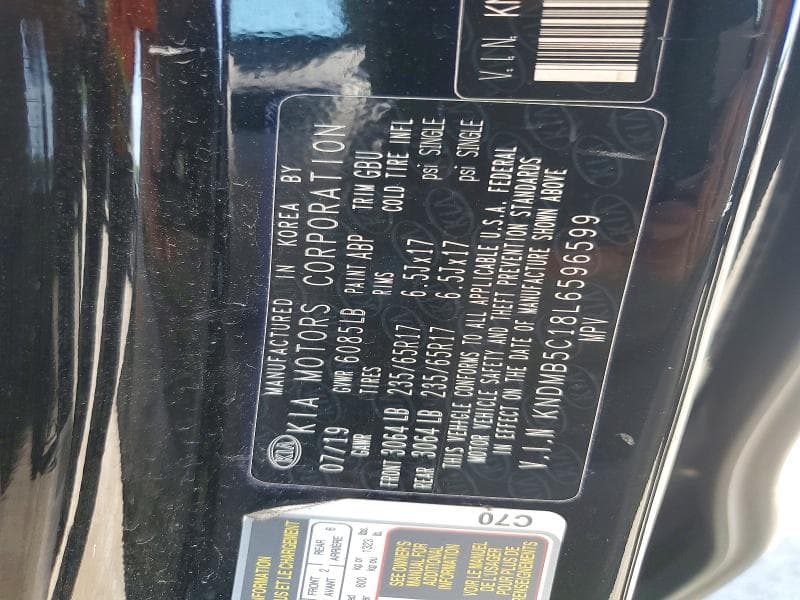 2020 KIA SEDONA LX 13