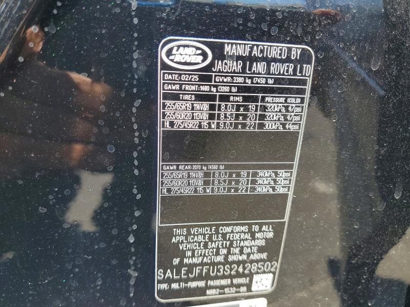 2025 LAND ROVER DEFENDER 130 S 13