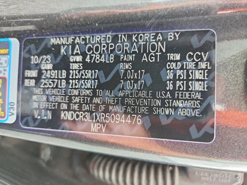 2024 KIA NIRO WIND 14