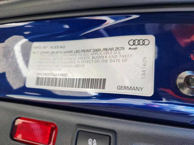 2018 AUDI A5 PREMIUM S LINE 12