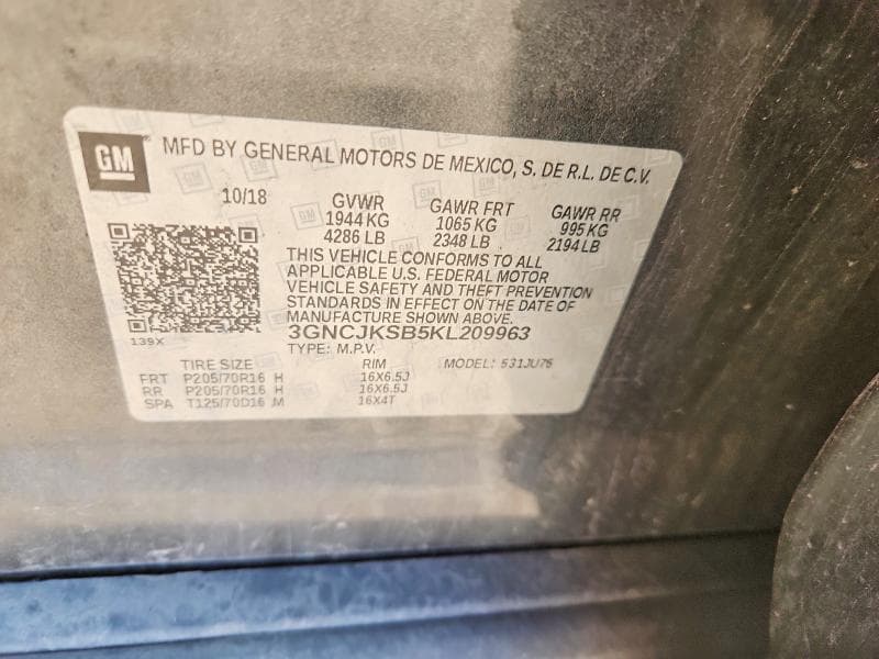 2019 CHEVROLET TRAX LS 13