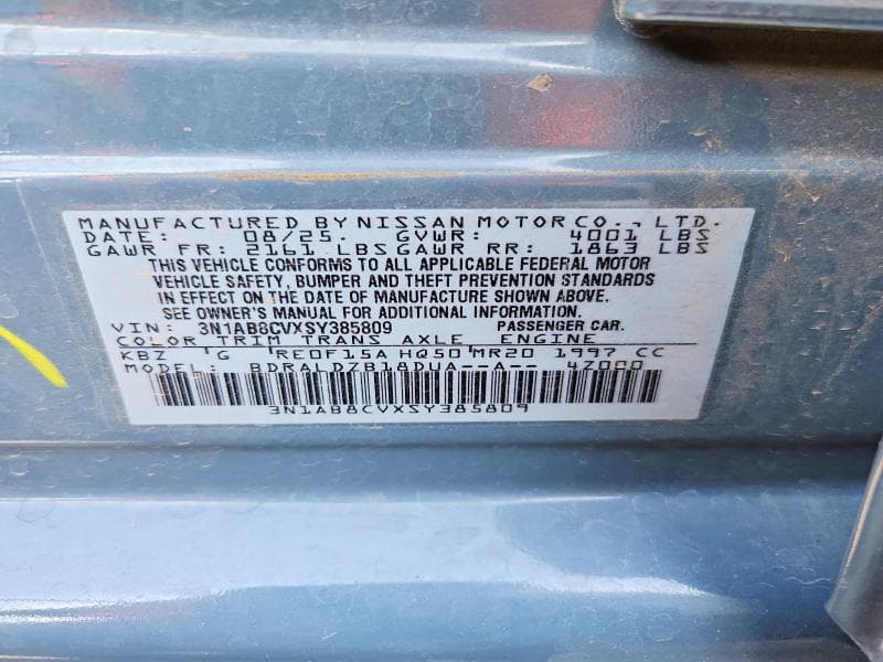 2025 NISSAN SENTRA SV 13