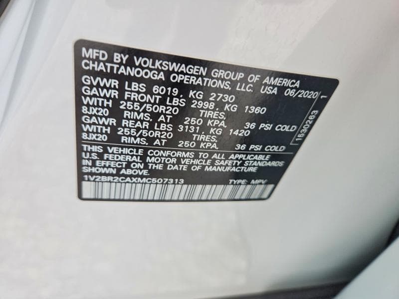 2021 VOLKSWAGEN ATLAS SEL 13