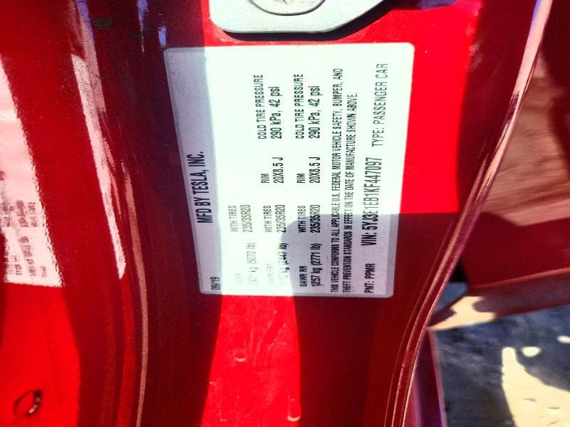 2019 TESLA MODEL 3 13