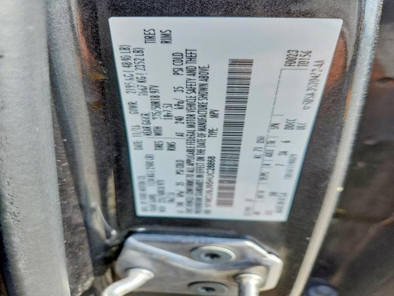 2017 FORD ESCAPE TITANIUM 12