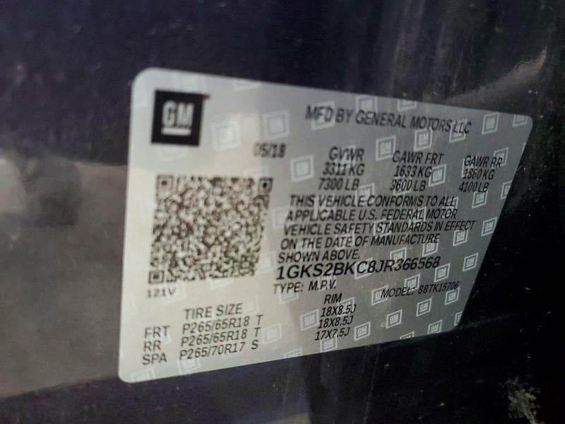 2018 GMC YUKON SLT 13