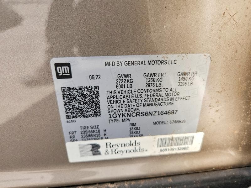 2022 CADILLAC XT5 PREMIUM LUXURY 13