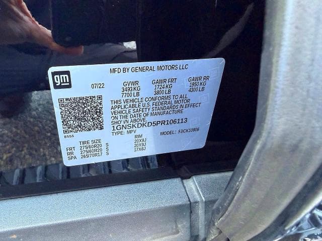 2023 CHEVROLET SUBURBAN K1500 Z71 10