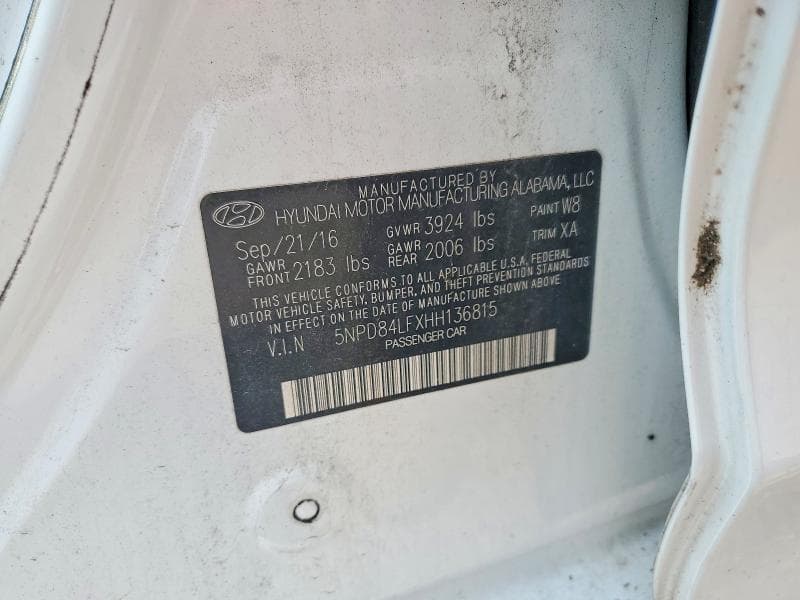 2017 HYUNDAI ELANTRA SE 12