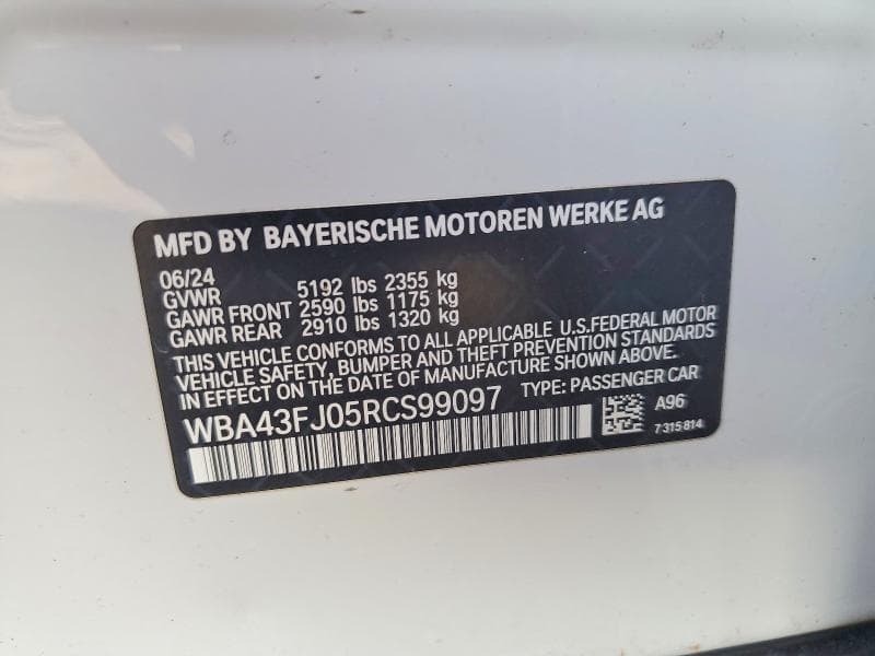 2024 BMW 530 I 12