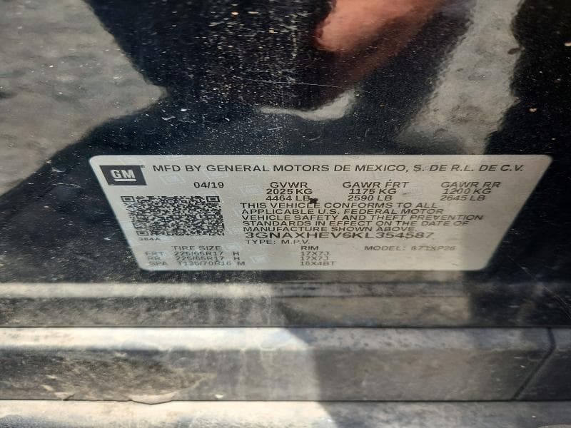 2019 CHEVROLET EQUINOX LS 13