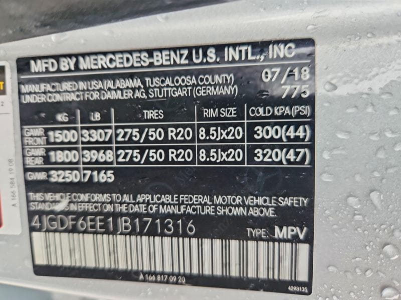 2018 MERCEDES-BENZ GLS 450 4MATIC 14