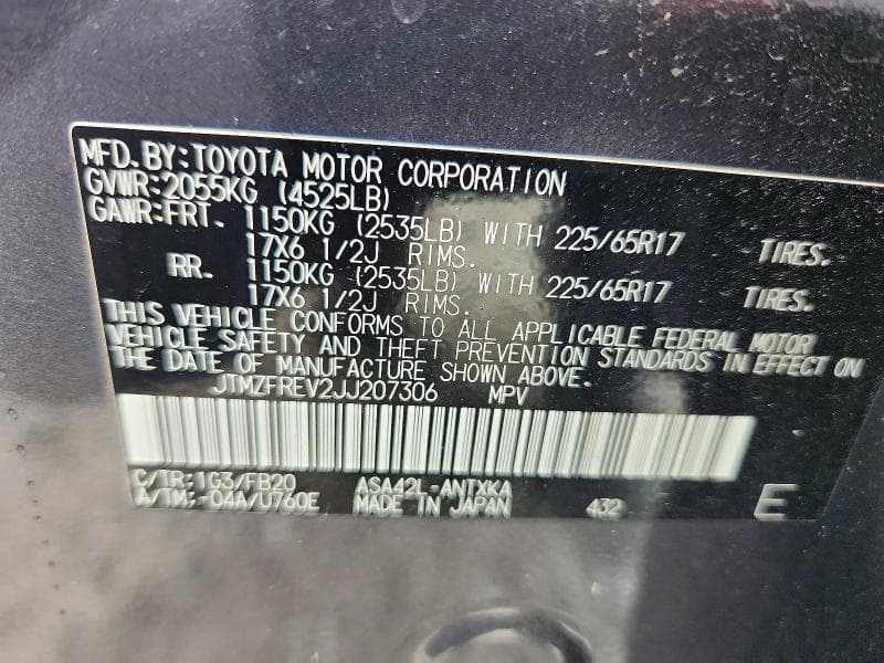 2018 TOYOTA RAV4 LE 13