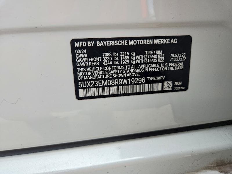 2024 BMW X7 XDRIVE40I 14