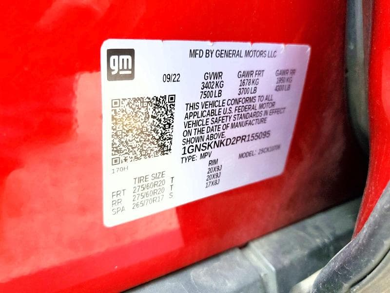 2023 CHEVROLET TAHOE K1500 LT 13