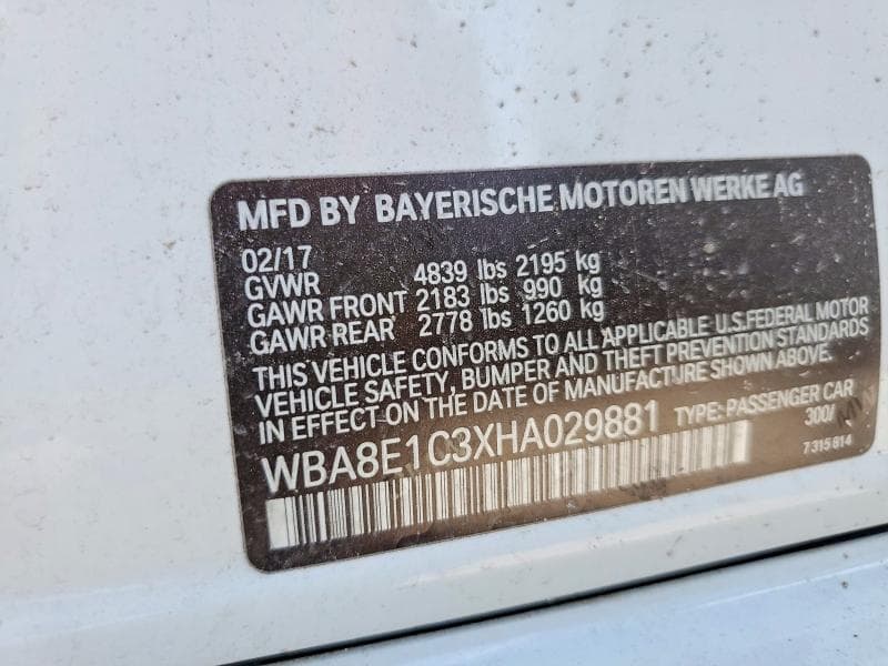 2017 BMW 330E 13