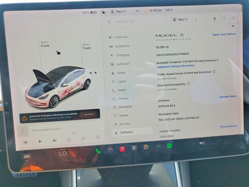 2020 TESLA MODEL 3 9