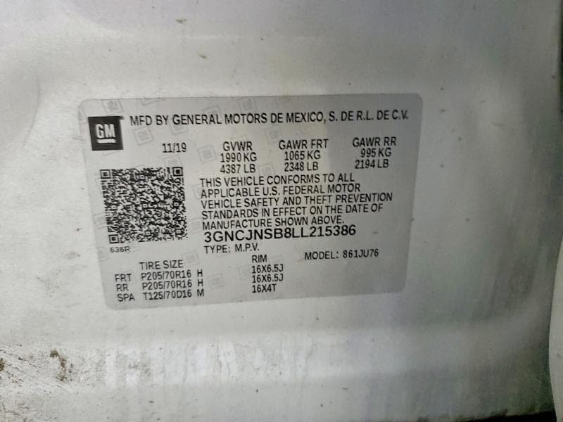 2020 CHEVROLET TRAX LS 13